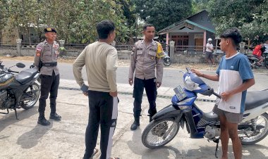 Polsek Rote Barat Laut Gelar Patroli Preventif Untuk Ciptakan Keamanan Bagi Masyarakat