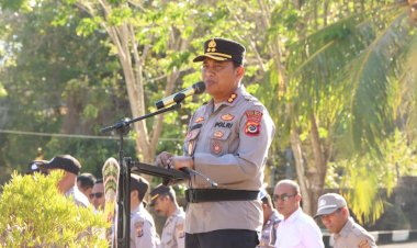 Kapolres Rote Ndao : Kita Tetap Fokus dan Profesional Dalam Menangani Tindak Pidana Yang Dilaporkan
