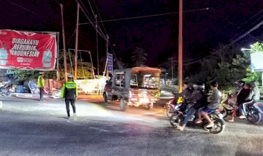 Kegiatan Kamseltibcarlantas Satuan Lalu Lintas Polres Rote Ndao Tekan Angka Kecelakaan