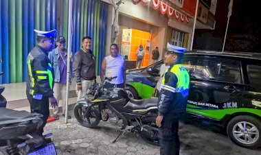 Tekan Angka Lakalantas, Personel Satuan  Lalu Lintas Polres Rote Ndao Tingkatkan Edukasi Kamseltibcarlantas