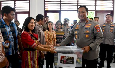 Kapolda NTT Tebar Inspirasi di Sekolah Rakyat Menengah 19 Naibonat, Wujudkan Mimpi Indonesia Maju Bersama Prabowo