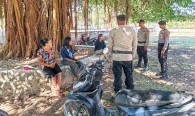 Polsek Rote Tengah Gelar Patroli Pencegahan Gangguan Kamtibmas