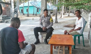 Kegiatan Sambang Bhabinkamtibmas Desa Sedeoen Bersama Warga Binaan