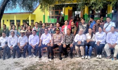 Kapolres Bersama Forkopimda Sambut Kunker Gubernur NTT