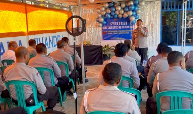 Syukuran HUT Lalu Lintas ke-70, Polres Rote Ndao Mantapkan Komitmen Wujudkan Lalu Lintas Modern Menuju Indonesia Emas.