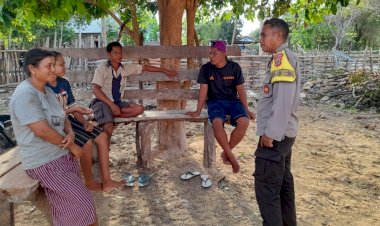 Bhabinkamtibmas Polsek Rote Timur Sambangi Warga Binaan