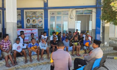 Gelar Jumat Curhat Bersama TKBM, Kapolres Ajak Untuk Selalu Jaga Keamanan