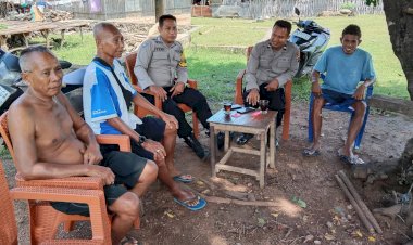 Kegiatan Preventif Personel Polsek Rote Barat Untuk Jaga Kamtibmas Tetap Kondusif