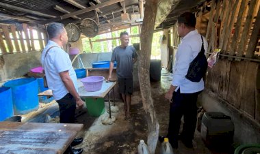 Sat Narkoba Polres Rote Ndao Lakukan Sidak Sejumlah Pabrik Tempe di Busalangga