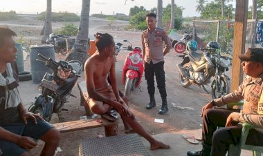 Wujudkan Kamtibmas Aman, Polsek Rote Barat Tingkatkan Kegiatan Preventif