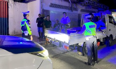 Pastikan Kamseltibcarlantas, Sat Lantas Polres Rote Ndao  Tingkatkan Kegiatan Kepolisian