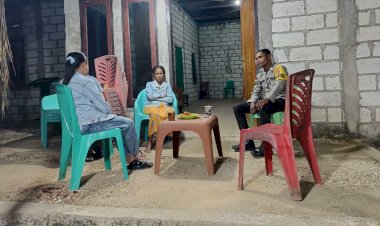 Sambang Warga Binaan, Bhabinkamtibmas Polsek RBL Ajak Warga Peduli Jaga Kamtibmas