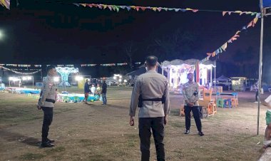 Jamin Keamanan Masyarakat, Polsek Lobalain Lakukan Pengamanan  Ketat