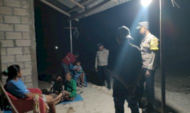 Patroli Malam Polsek Rote Tengah Jaga Keamanan Masyarakat