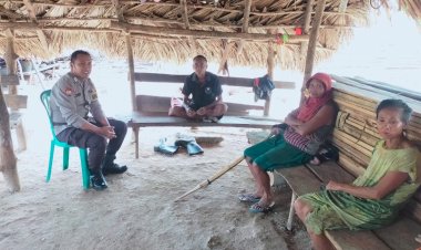 Bhabinkamtibmas Polsek RBL, Sambangi Warga Lidor Tingkatkan Kemitraan Jaga Kamtibmas Kondusif