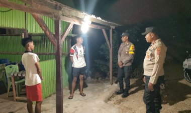 Polsek Rote Tengah Gelar Patroli Pencegahan Premanisme untuk Ciptakan Keamanan Masyarakat