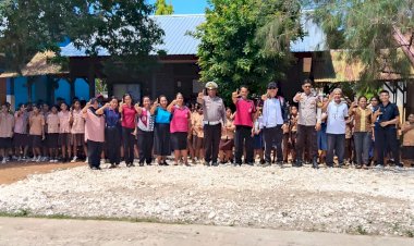 Police Goes To School,Upaya Sat Lantas Polres Rote Ndao Tekan Lakalantas