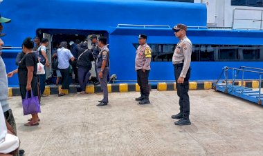 Pastikan Embarkasi dan Debarkasi Pada Pelabuhan Baa Berjalan Aman, Polsek  Lobalain Tingkatkan Pengawasan