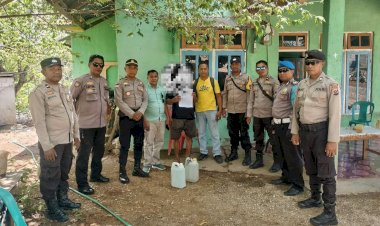 Polsek RBD Berhasil Mengamankan 25 Liter Sopi, Komitmen Polri Untuk Tekan Penyalahgunaan Miras Tanpa Ijin