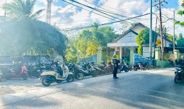 Sat Lantas Polres Rote Ndao, Hadirkan Pelayanan Keamanan di Tempat Ibadah
