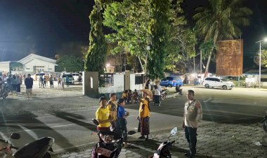 Polsek  Lobalain Gelar Patroli Malam, Wujudkan Kamtibmas Aman dan Kondusif Bagi Masyarakat