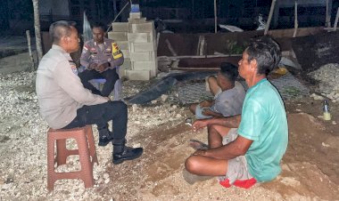 Patroli Malam Polsek Rote Tengah, Upaya Untuk Cegah Tindak Pidana