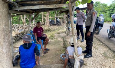 KRYD Polsek Rote Selatan Upaya Ciptakan Kamtibmas Tetap Kondusif