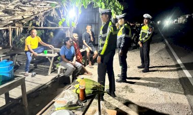 Patroli Lampu Biru Sat Lantas Polres Rote Ndao