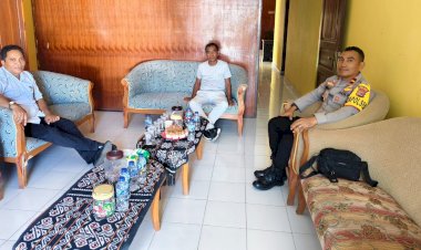 Anjangsana Kapolsek Lobalain Jalin Kerjasama Tingkat Kecamatan