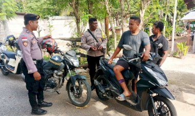 Polsek Rote Selatan Lakukan K2YD Untuk Tingkatkan Keamanan Masyarakat