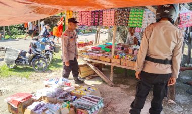 Polsek Lobalain Tingkatkan Pengamanan di Pasar Kuli Aisele