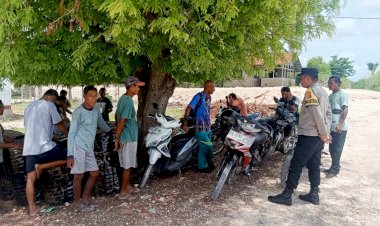 Kapolsek Rote Barat Daya : Patroli Dialogis Bhabinkamtibmas Untuk Cegah Potensi Gangguan Keamanan