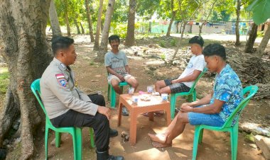 Bhabinkamtibmas Polsek Rote Barat Laut, Lakukan Kegiatan Sambang Jaga Kemitraan Dengan Warga Binaan