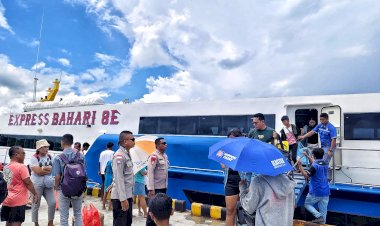 Polsek Lobalain Tingkatkan Pengawasan Pada Pelabuhan Baa