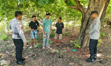 Polsek Rote Tengah Gelar Patroli Dialogis, Ciptakan Kamtibmas Tetap Kondusif