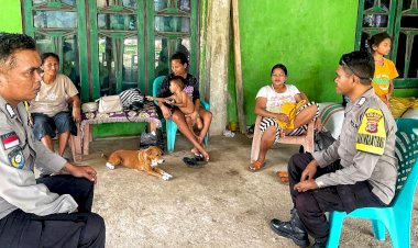 Polsek Rote Barat Laut Gelar Patroli dan Sambang Untuk Jaga Kemitraan Dengan Masyarakat
