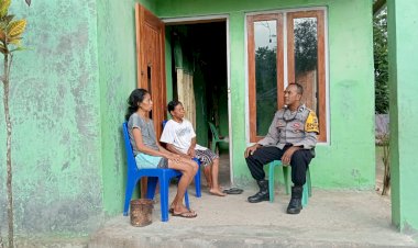 Upaya Preemtif  Bhabinkamtibmas Polsek Lobalain Untuk Jaga Kemitraan Dengan Warga