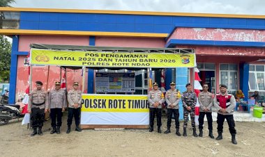 Kapolres Rote Ndao Cek Pos Pam Pelabuhan Papela dan Monitoring Mobilitas Penumpang