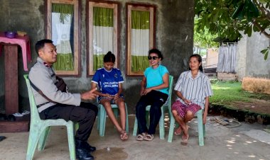 Polsek Rote Barat Gelar Patroli Dialogis Jaga Kenyamanan Masyarakat