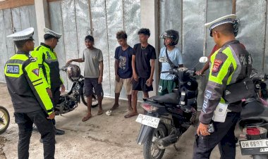 Satuan Lantas Polres Rote Ndao Tingkatkan Edukasi Kemseltibcarlantas Untuk Tekan Angka Lakalantas