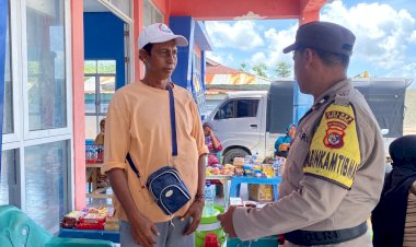 Kegiatan Sambang Bhabinkamtibmas Polsek Rote Timur Jaga Kamtibmas Tetap Kondusif