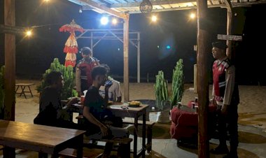 Polsek Rote Tengah Gelar Patroli Malam Untuk Jamin Kenyamanan Masyarakat di Malam Hari