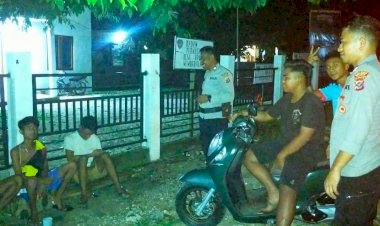 Polsek Rote Barat Gelar Patroli Malam, Jaga Kenyamanan Masyarakat