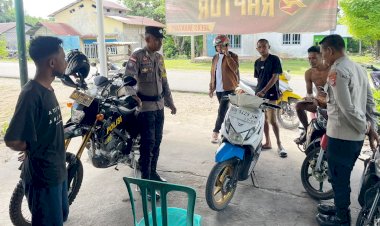 Cegah Premanisme, Polsek Rote Tengah Gencarkan Patroli