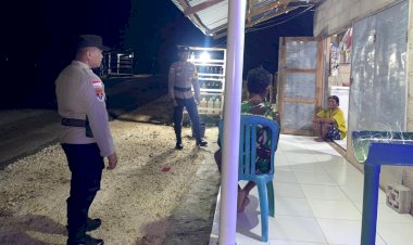 Patroli Malam Personel Polsek Rote Tengah, Cegah Potensi Aksi Kriminalitas