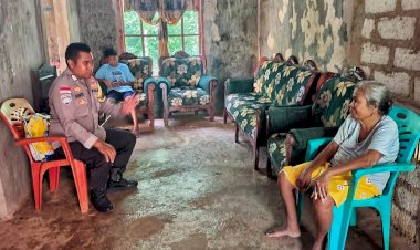 Bhabinkamtibmas Polsek Pantaibaru Sambangi Warga Binaan