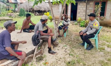 Kegiatan Preemtif Bhabinkamtibmas Polsek Rote Timur Bersama Warga Binaan