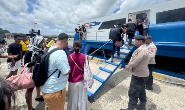 Polsek Rote Timur Tingkatkan Pengamanan di Pelabuhan Papela