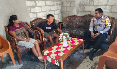 Kapolsek Pantaibaru : Kegiatan Sambang Bhabinkamtibmas Untuk Dengar Keluhan Warga Binaan