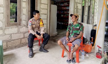 Kegiatan Preemtif Bhabinkamtibmas Polsek Rote Barat Daya